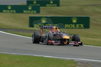 World © Octane Photographic Ltd. F1 German GP - Nurburgring. Saturday 6th July 2013 - Practice three. Infiniti Red Bull Racing RB9 - Mark Webber. Digital Ref : 0744lw1d6176