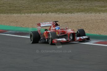 World © Octane Photographic Ltd. F1 German GP - Nurburgring. Saturday 6th July 2013 - Practice three. Scuderia Ferrari F138 - Fernando Alonso. Digital Ref : 0744lw1d6277