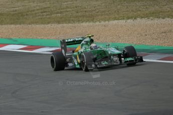 World © Octane Photographic Ltd. F1 German GP - Nurburgring. Saturday 6th July 2013 - Practice three. Caterham F1 Team CT03 - Giedo van der Garde. Digital Ref : 0744lw1d6298