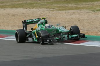 World © Octane Photographic Ltd. F1 German GP - Nurburgring. Saturday 6th July 2013 - Practice three. Caterham F1 Team CT03 - Giedo van der Garde. Digital Ref : 0744lw1d6355