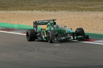 World © Octane Photographic Ltd. F1 German GP - Nurburgring. Saturday 6th July 2013 - Practice three. Caterham F1 Team CT03 - Charles Pic. Digital Ref : 0744lw1d6375