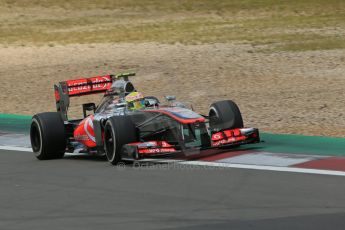 World © Octane Photographic Ltd. F1 German GP - Nurburgring. Saturday 6th July 2013 - Practice three. Vodafone McLaren Mercedes MP4/28 - Sergio Perez . Digital Ref : 0744lw1d6395