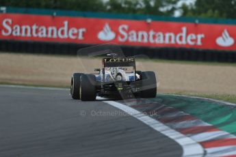 World © Octane Photographic Ltd. F1 German GP - Nurburgring. Saturday 6th July 2013 - Practice three. Lotus F1 Team E21 - Kimi Raikkonen. Digital Ref : 0744lw1d6442