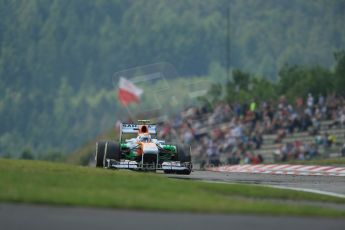 World © Octane Photographic Ltd. F1 German GP - Nurburgring. Saturday 6th July 2013 - Practice three. Sahara Force India VJM06 - Adrian Sutil. Digital Ref : 0744lw1d6645