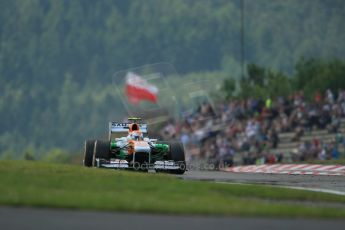 World © Octane Photographic Ltd. F1 German GP - Nurburgring. Saturday 6th July 2013 - Practice three. Sahara Force India VJM06 - Adrian Sutil. Digital Ref : 0744lw1d6687