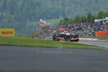 World © Octane Photographic Ltd. F1 German GP - Nurburgring. Saturday 6th July 2013 - Practice three. Vodafone McLaren Mercedes MP4/28 - Jenson Button. Digital Ref : 0744lw1d6718