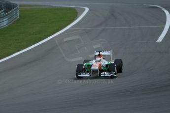 World © Octane Photographic Ltd. F1 German GP - Nurburgring, Saturday 6th July 2013 - Qualifying. Sahara Force India VJM06 - Paul di Resta. Digital Ref : 0745lw1d6805