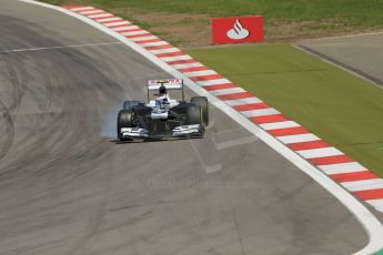 World © Octane Photographic Ltd. F1 German GP - Nurburgring, Saturday 6th July 2013 - Qualifying. Williams FW35 - Valtteri Bottas. Digital Ref : 0745lw1d6930