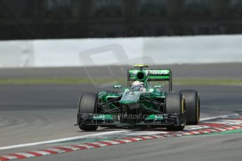 World © Octane Photographic Ltd. F1 German GP - Nurburgring, Saturday 6th July 2013 - Qualifying. Caterham F1 Team CT03 - Giedo van der Garde. Digital Ref : 0745lw1d7167