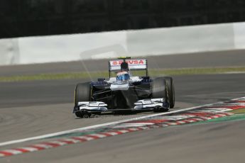 World © Octane Photographic Ltd. F1 German GP - Nurburgring, Saturday 6th July 2013 - Qualifying. Williams FW35 - Valtteri Bottas. Digital Ref : 0745lw1d7191