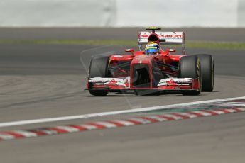 World © Octane Photographic Ltd. F1 German GP - Nurburgring, Saturday 6th July 2013 - Qualifying. Scuderia Ferrari F138 - Felipe Massa. Digital Ref : 0745lw1d7200