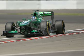 World © Octane Photographic Ltd. F1 German GP - Nurburgring, Saturday 6th July 2013 - Qualifying. Caterham F1 Team CT03 - Charles Pic. Digital Ref : 0745lw1d7209