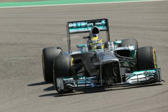 World © Octane Photographic Ltd. F1 German GP - Nurburgring. Saturday 6th July 2013 - Qualifying. Mercedes AMG Petronas F1 W04 - Nico Rosberg. Digital Ref : 0745lw1d7294