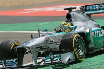 World © Octane Photographic Ltd. F1 German GP - Nurburgring. Saturday 6th July 2013 - Qualifying. Mercedes AMG Petronas F1 W04 - Nico Rosberg. Digital Ref : 0745lw1d7374