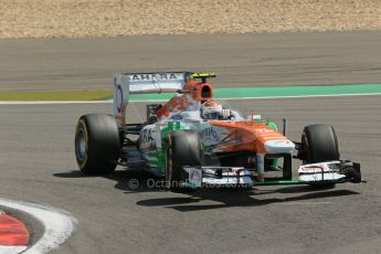 World © Octane Photographic Ltd. F1 German GP - Nurburgring, Saturday 6th July 2013 - Qualifying. Sahara Force India VJM06 - Adrian Sutil. Digital Ref : 0745lw1d7412