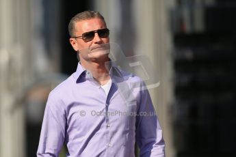 World © Octane Photographic Ltd. F1 German GP - Nurburgring, Sunday 7th July 2013 - Paddock. BBC Commentator David Coulthard. Digital Ref : 0748lw1d7900