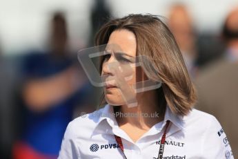 World © Octane Photographic Ltd. F1 German GP - Nurburgring, Sunday 7th July 2013 - Paddock. Williams - Claire Williams. Digital Ref : 0748lw1d8008
