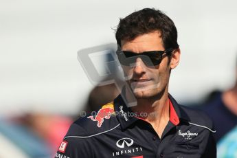 World © Octane Photographic Ltd. F1 German GP - Nurburgring, Sunday 7th July 2013 - Paddock. Infiniti Red Bull Racing - Mark Webber. Digital Ref : 0748lw1d8072