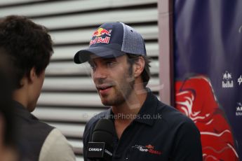 World © Octane Photographic Ltd. F1 German GP - Nurburgring. Thursday 4th July 2013 - Paddock. Scuderia Toro Rosso STR8 - Jean-Eric Vergne. Digital Ref : 0737lw1d3026