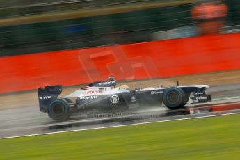 World © Octane Photographic Ltd. F1 British GP - Silverstone, Friday 28th June 2013 - Practice 1. Williams FW35 - Pastor Maldonado. Digital Ref : 0724ce1d6459