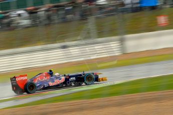 World © Octane Photographic Ltd. F1 British GP - Silverstone, Friday 28th June 2013 - Practice 1. Scuderia Toro Rosso STR 8 - Daniel Ricciardo. Digital Ref : 0724ce1d6464
