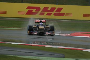 World © Octane Photographic Ltd. F1 British GP - Silverstone, Friday 28th June 2013 - Practice 1. Scuderia Toro Rosso STR 8 - Daniel Ricciardo. Digital Ref : 0724lw1d0579