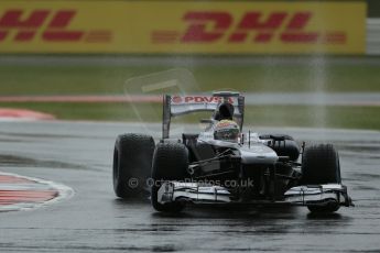 World © Octane Photographic Ltd. F1 British GP - Silverstone, Friday 28th June 2013 - Practice 1. Williams FW35 - Pastor Maldonado. Digital Ref : 0724lw1d0806