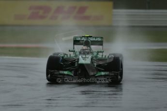 World © Octane Photographic Ltd. F1 British GP - Silverstone, Friday 28th June 2013 - Practice 1. Caterham F1 Team CT03 - Giedo van der Garde. Digital Ref : 0724lw1d0837