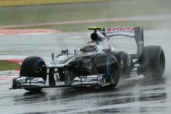 World © Octane Photographic Ltd. F1 British GP - Silverstone, Friday 28th June 2013 - Practice 1. Williams FW35 - Valtteri Bottas. Digital Ref : 0724lw1d0945