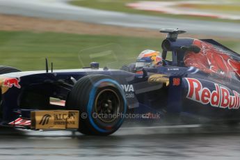 World © Octane Photographic Ltd. F1 British GP - Silverstone, Friday 28th June 2013 - Practice 1. Scuderia Toro Rosso STR8 - Jean-Eric Vergne. Digital Ref : 0724lw1d0995