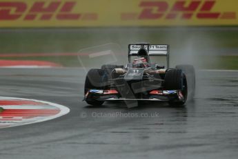 World © Octane Photographic Ltd. F1 British GP - Silverstone, Friday 28th June 2013 - Practice 1. Sauber C32 - Nico Hulkenberg. Digital Ref : 0724lw1d1062