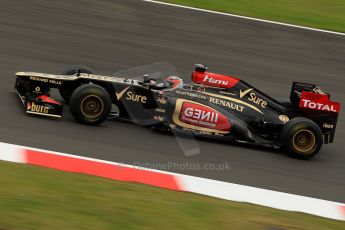 World © Octane Photographic Ltd. F1 British GP - Silverstone, Friday 28th June 2013 - Practice 2. Lotus F1 Team E21 - Kimi Raikkonen. Digital Ref : 0726ce1d6915