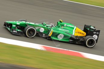 World © Octane Photographic Ltd. F1 British GP - Silverstone, Friday 28th June 2013 - Practice 2. Caterham F1 Team CT03 - Giedo van der Garde. Digital Ref : 0726ce1d6954