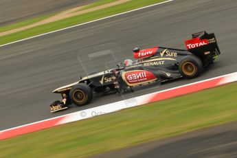 World © Octane Photographic Ltd. F1 British GP - Silverstone, Friday 28th June 2013 - Practice 2. Lotus F1 Team E21 - Kimi Raikkonen. Digital Ref : 0726ce1d7009