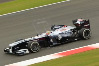 World © Octane Photographic Ltd. F1 British GP - Silverstone, Friday 28th June 2013 - Practice 2. Williams FW35 - Pastor Maldonado. Digital Ref : 0726ce1d7106