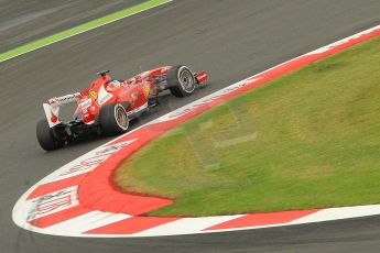 World © Octane Photographic Ltd. F1 British GP - Silverstone, Friday 28th June 2013 - Practice 2. Scuderia Ferrari F138 - Fernando Alonso. Digital Ref : 0726ce1d7233