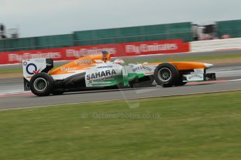 World © Octane Photographic Ltd. F1 British GP - Silverstone, Friday 28th June 2013 - Practice 2. Sahara Force India VJM06 - Paul di Resta. Digital Ref : 0726lw1d0048