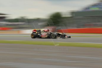 World © Octane Photographic Ltd. F1 British GP - Silverstone, Friday 28th June 2013 - Practice 2. Lotus F1 Team E21 - Kimi Raikkonen. Digital Ref : 0726lw1d0088