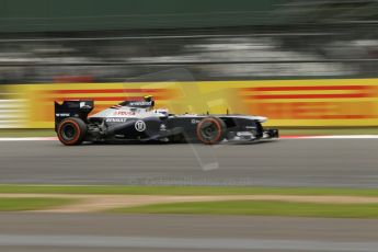 World © Octane Photographic Ltd. F1 British GP - Silverstone, Friday 28th June 2013 - Practice 2. Williams FW35 - Valtteri Bottas. Digital Ref : 0726lw1d0115