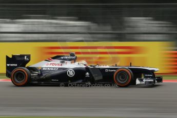 World © Octane Photographic Ltd. F1 British GP - Silverstone, Friday 28th June 2013 - Practice 2. Williams FW35 - Pastor Maldonado. Digital Ref : 0726lw1d0133