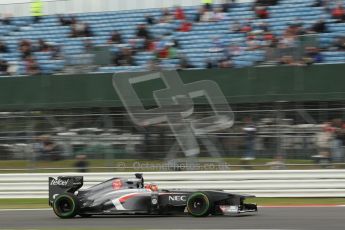 World © Octane Photographic Ltd. F1 British GP - Silverstone, Friday 28th June 2013 - Practice 2. Sauber C32 - Nico Hulkenberg. Digital Ref : 0726lw1d9866