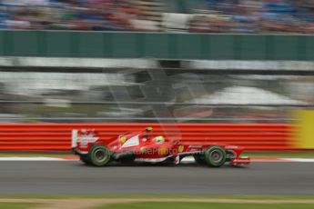 World © Octane Photographic Ltd. F1 British GP - Silverstone, Friday 28th June 2013 - Practice 2. Scuderia Ferrari F138 - Fernando Alonso. Digital Ref : 0726lw1d9928