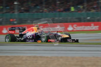 World © Octane Photographic Ltd. F1 British GP - Silverstone, Friday 28th June 2013 - Practice 2. Infiniti Red Bull Racing RB9 - Mark Webber. Digital Ref : 0726lw7dx1135