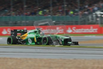 World © Octane Photographic Ltd. F1 British GP - Silverstone, Friday 28th June 2013 - Practice 2. Caterham F1 Team CT03 - Charles Pic. Digital Ref : 0726lw7dx1144