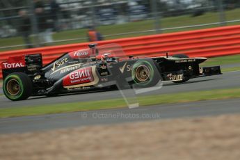 World © Octane Photographic Ltd. F1 British GP - Silverstone, Friday 28th June 2013 - Practice 2. Lotus F1 Team E21 - Kimi Raikkonen. Digital Ref : 0726lw7dx1159