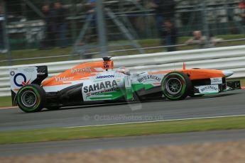 World © Octane Photographic Ltd. F1 British GP - Silverstone, Friday 28th June 2013 - Practice 2. Sahara Force India VJM06 - Paul di Resta. Digital Ref : 0726lw7dx1213