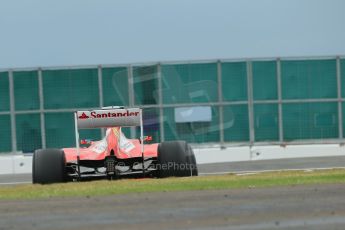 World © Octane Photographic Ltd. F1 British GP - Silverstone, Friday 28th June 2013 - Practice 2. Scuderia Ferrari F138 - Fernando Alonso. Digital Ref : 0726lw7dx1279