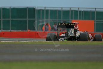 World © Octane Photographic Ltd. F1 British GP - Silverstone, Friday 28th June 2013 - Practice 2. Lotus F1 Team E21 - Kimi Raikkonen. Digital Ref : 0726lw7dx1399