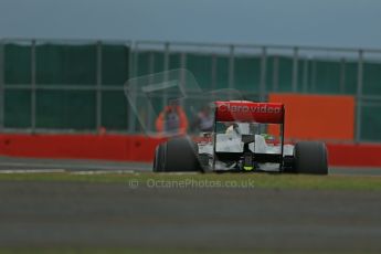 World © Octane Photographic Ltd. F1 British GP - Silverstone, Friday 28th June 2013 - Practice 2. Vodafone McLaren Mercedes MP4/28 - Sergio Perez . Digital Ref : 0726lw7dx1405