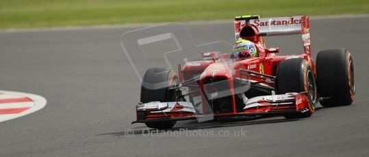 World © Octane Photographic Ltd. F1 British GP - Silverstone, Saturday 29th June 2013 - Practice 3. Scuderia Ferrari F138 - Fernando Alonso. Digital Ref : 0729lw1d0518
